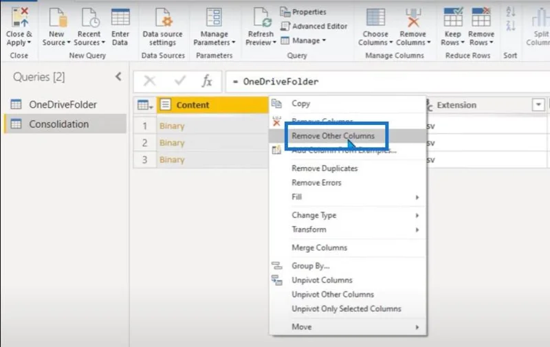 Power Query: Gabungkan Fail Dari Berbilang Folder