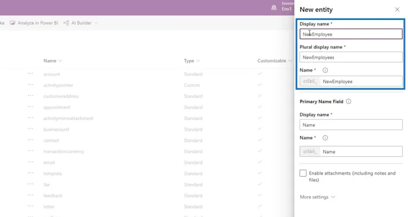 Penciptaan Entiti Perkhidmatan Data Biasa – LuckyTemplates