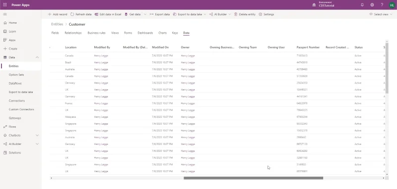 Data PowerApps: Cara Untuk Memuat Naik Dan Melihat Data Dalam Entiti