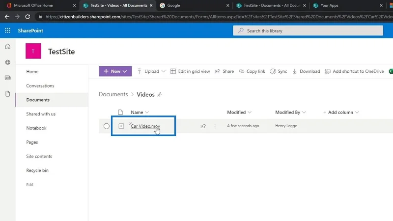 Versi SharePoint Untuk Fail Bukan Pejabat