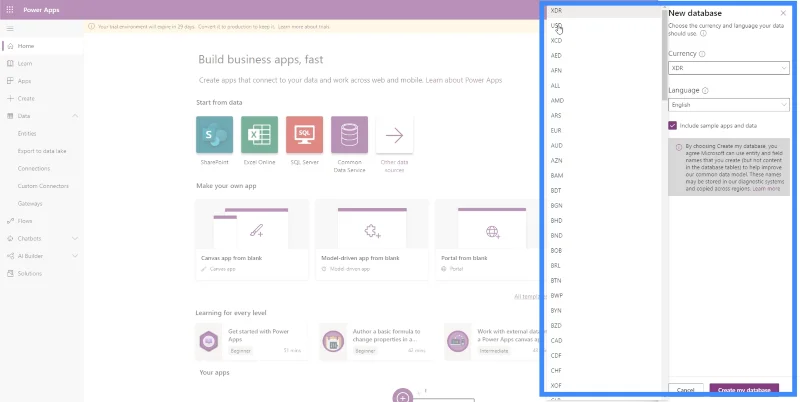 PowerApps CDS: Memahami Asas Dan Persediaan Persekitaran