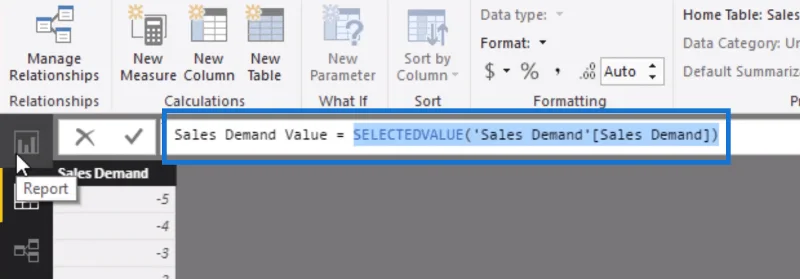 Funzionalità del parametro "What-If" di LuckyTemplates