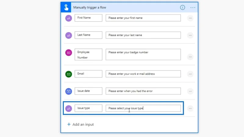 Input Aliran Kerja Dalam Microsoft Power Automate