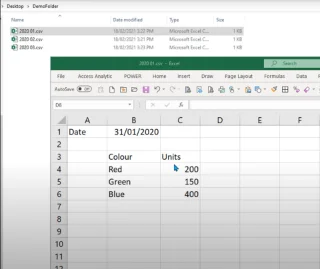 Power Query: combinar archivos de varias carpetas