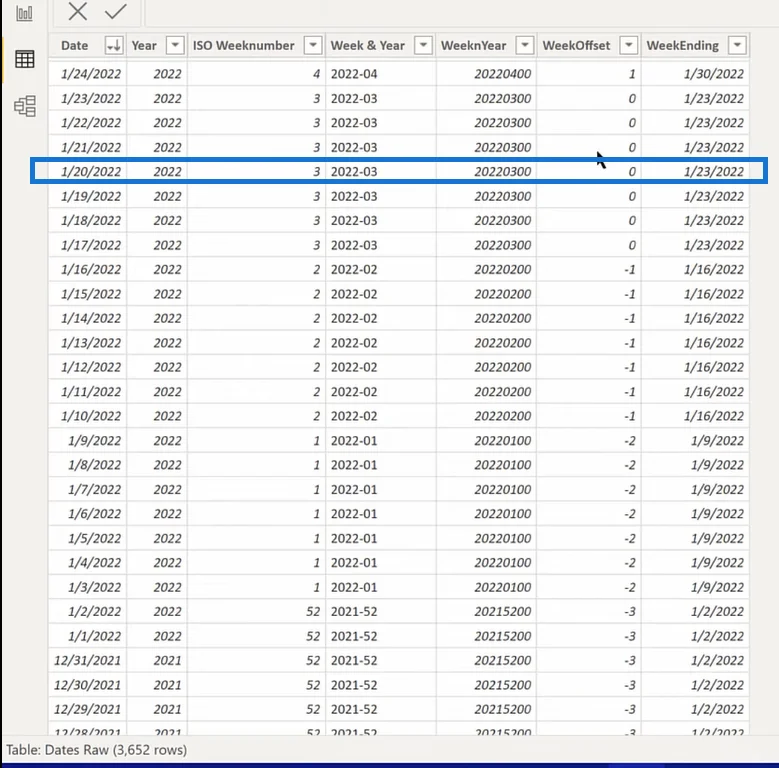 Dapatkan Nilai LuckyTemplates Minggu Sebelum Menggunakan DAX & Power Query