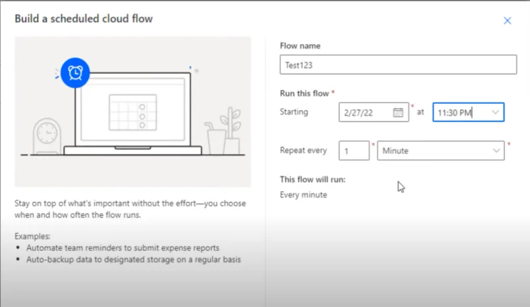 Pianifica un flusso desktop da eseguire in Power Automate