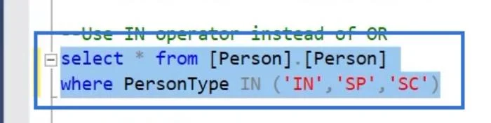 Tapis Dalam SQL Menggunakan IN, NOT IN, LIKE, Dan NOT LIKE