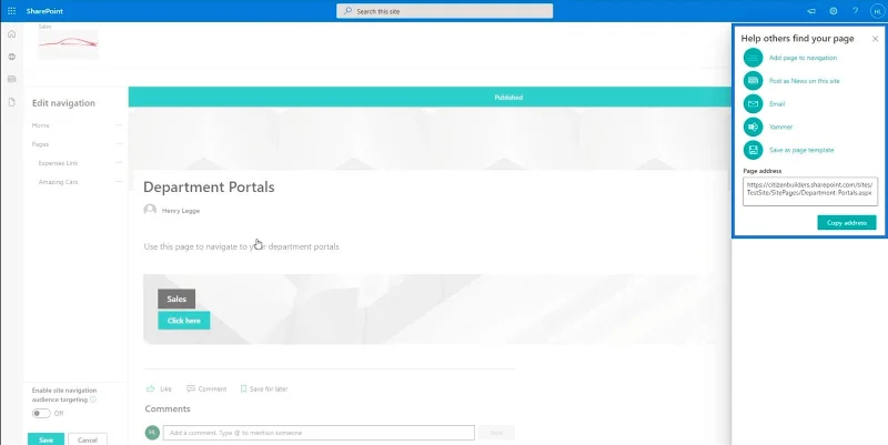 Elemen Navigasi Tapak SharePoint: Gambaran Keseluruhan