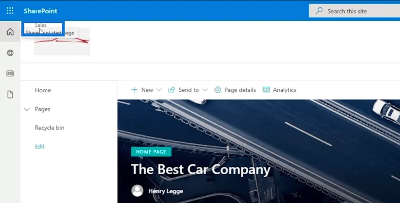 Elemen Navigasi Tapak SharePoint: Gambaran Keseluruhan