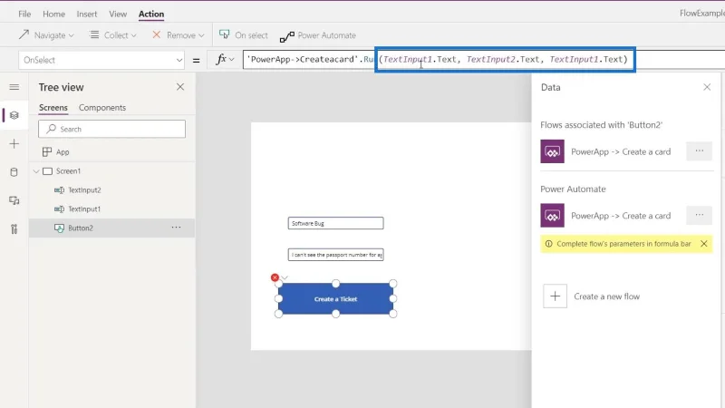 Penyepaduan PowerApps Dalam Microsoft Power Automate