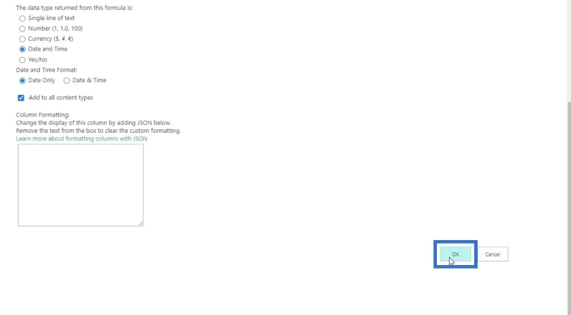 คอลัมน์จากการคำนวณใน SharePoint |  ภาพรวม