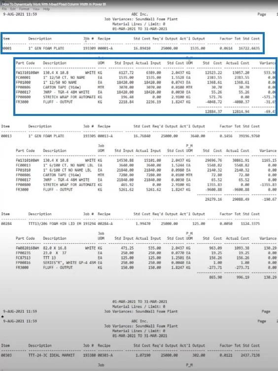 Tutorial Microsoft Power Query Mengenai Cara Membetulkan Isu Lebar Lajur Tetap Campuran