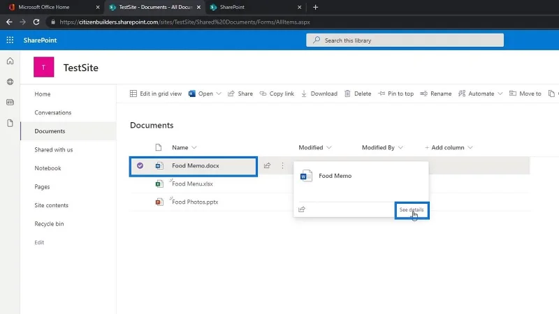 SharePoint-Dokumentbibliothek |  Anfänger-Tutorial