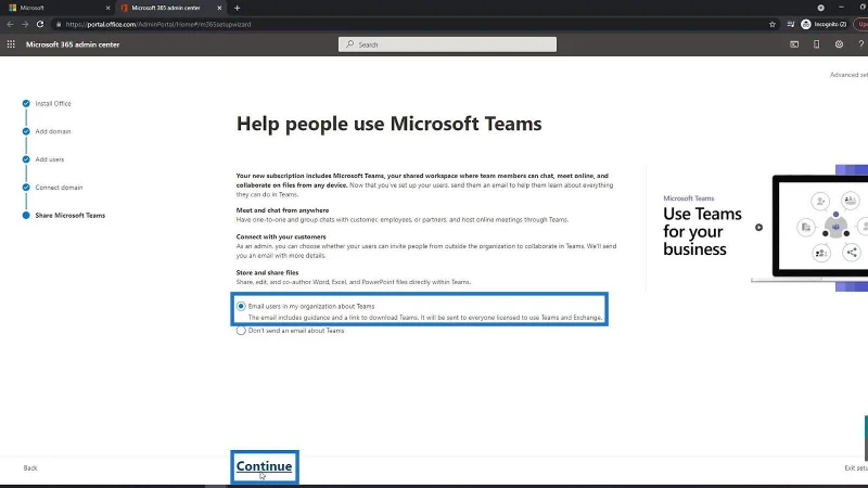 Tutorial MS SharePoint: Penciptaan Akaun