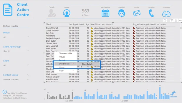 LuckyTemplates-Drill-Through-Navigationstechniken