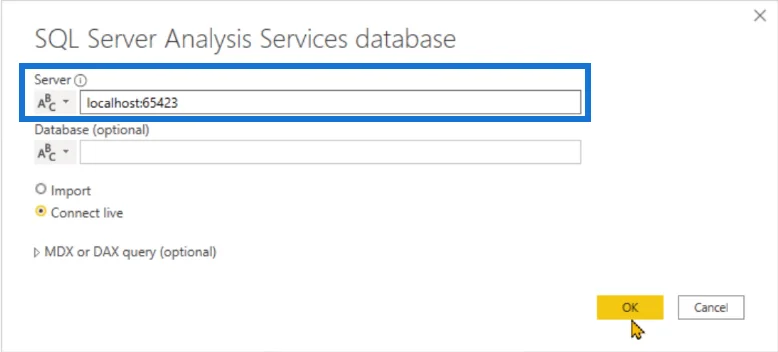 Nombor Port LuckyTemplates: Menyambungkan LuckyTemplates Ke SSAS, Excel dan C#