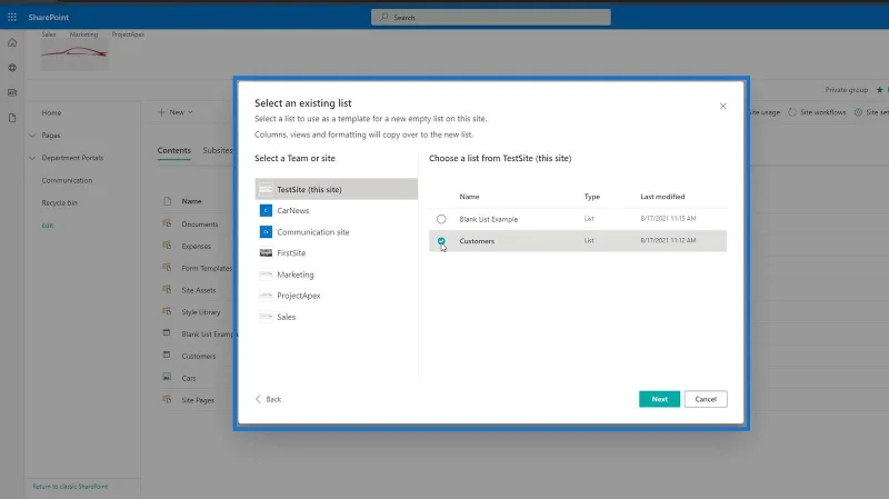 Senarai SharePoint: Gambaran Keseluruhan