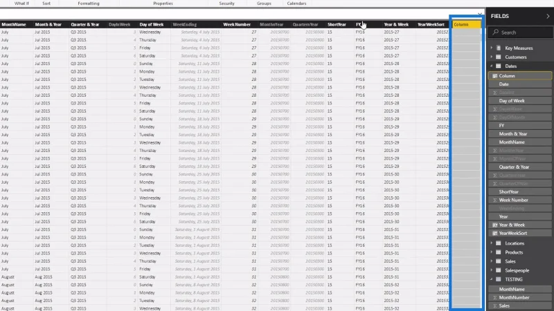 Menapis Data Mengikut Tahun Fiskal Tersuai Dan Suku Tahun Menggunakan Lajur Dikira Dalam LuckyTemplates