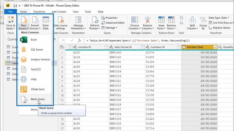 Mencipta Jadual Tarikh Dalam LuckyTemplates