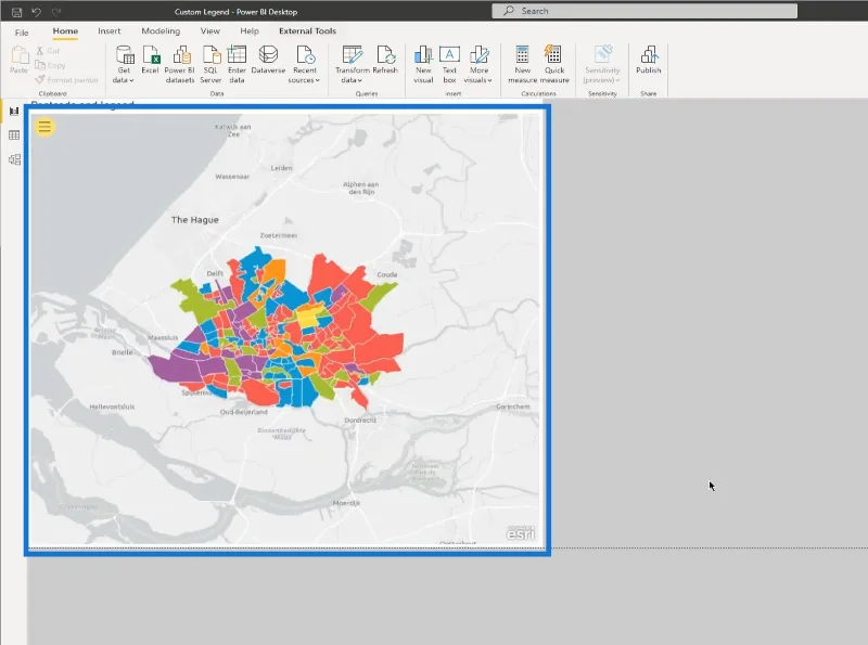 LuckyTemplates Map Visual: een aangepaste legende maken en toevoegen in LuckyTemplates