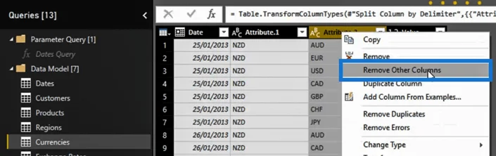 Cara Nyahpaut Lajur Dalam LuckyTemplates