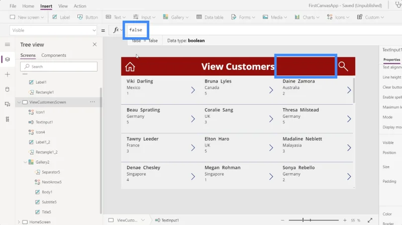 ฟิลด์ค้นหา PowerApps: วิธีเพิ่มและปรับแต่ง
