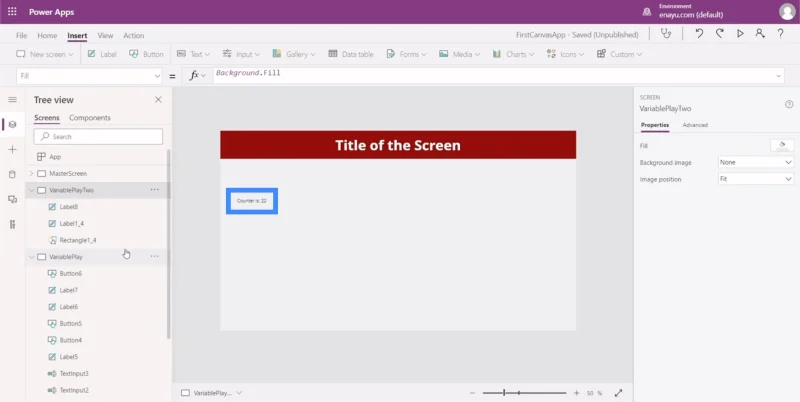 Pembolehubah PowerApps: Mengenalpasti Pembolehubah Kontekstual Dan Global