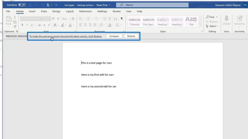 Versionierung in der SharePoint-Dokumentbibliothek