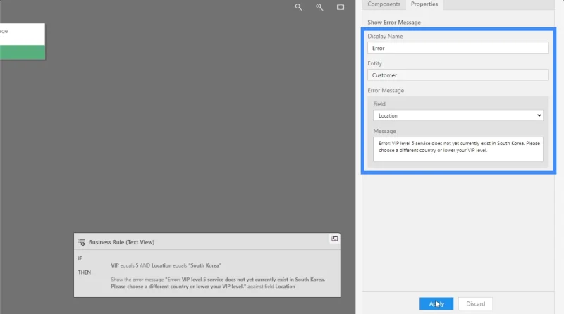 Peraturan Perniagaan PowerApps Dan Konsep CDS Berkuasa Lain