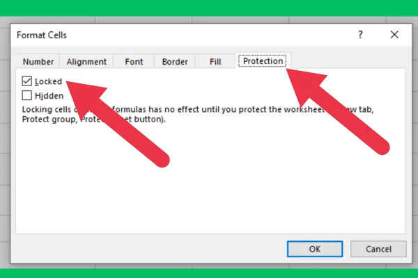 Excel'de Sütunlar Nasıl Kilitlenir – 6 Basit Adım