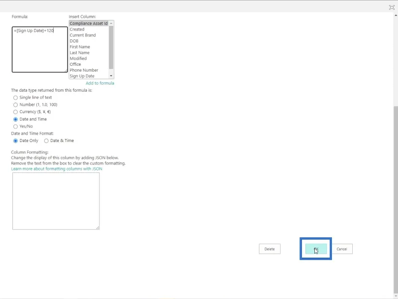 คอลัมน์จากการคำนวณใน SharePoint |  ภาพรวม
