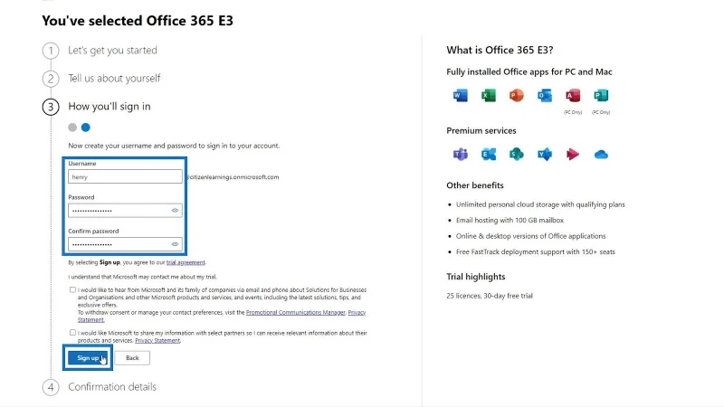 Tutorial MS SharePoint: Penciptaan Akaun