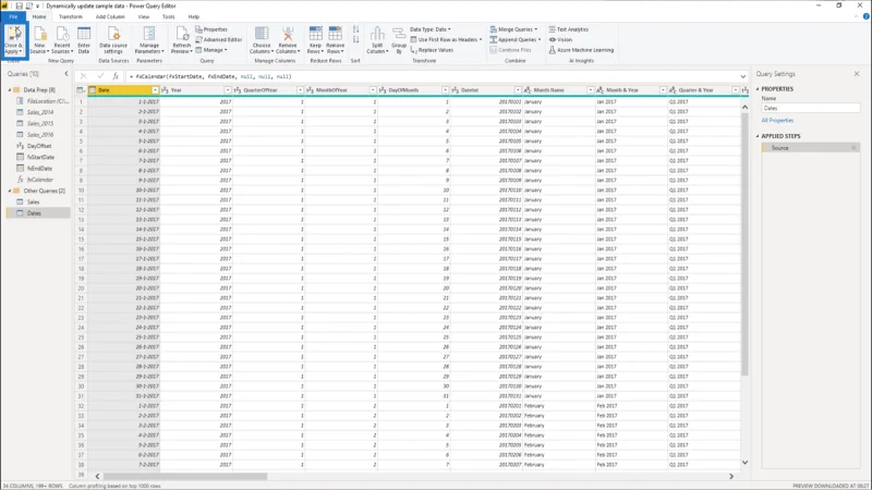 Cipta Set Data Amalan Yang Selalu Dikemas Kini Dalam LuckyTemplates