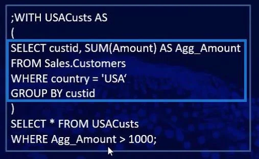 Ungkapan Jadual SQL Biasa Untuk Pengguna LuckyTemplates