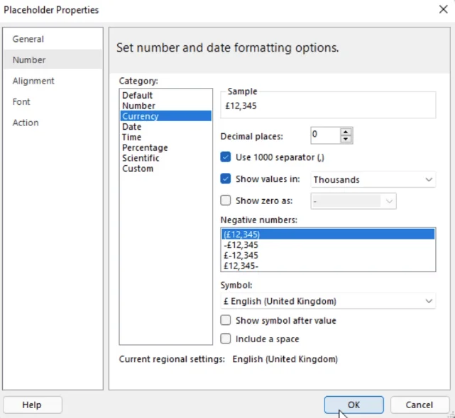 Cara Memformat Data Dalam Pembina Laporan