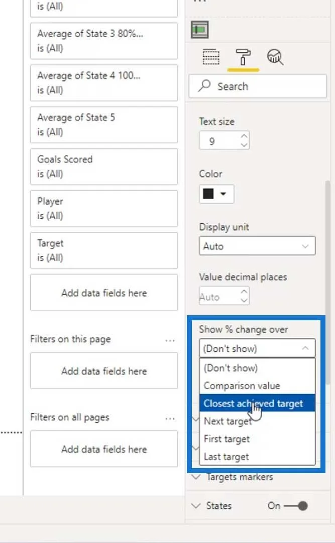 Carta Bullet: Visual Tersuai Lanjutan Untuk LuckyTemplates