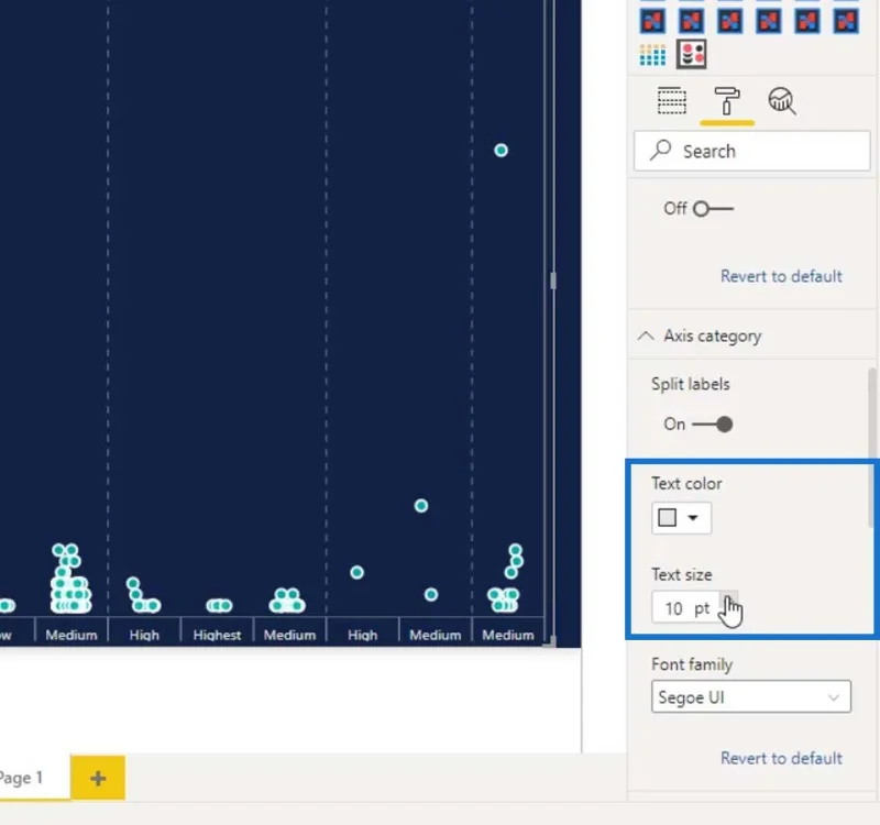Graf Plot Titik Dalam LuckyTemplates: Visualisasi Tersuai