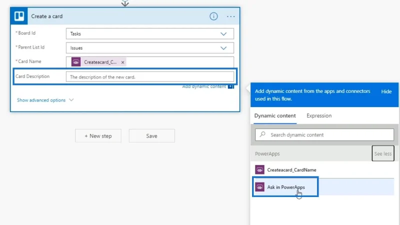 Penyepaduan PowerApps Dalam Microsoft Power Automate