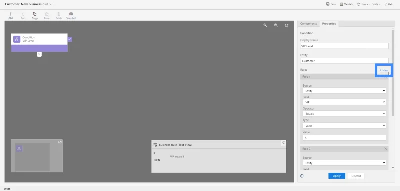 Peraturan Perniagaan PowerApps Dan Konsep CDS Berkuasa Lain