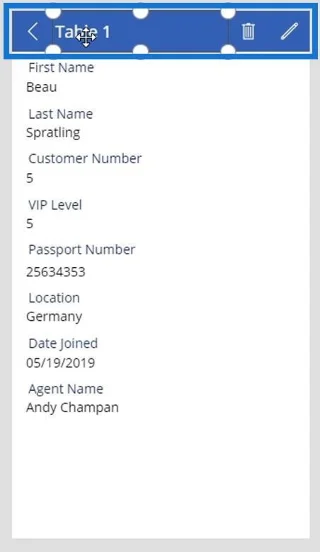 Kad Data PowerApps Dan Tugasan Harta