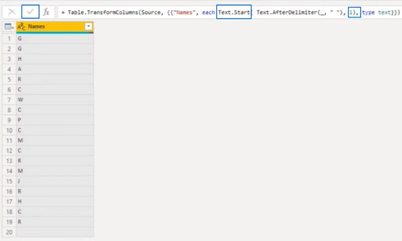 Penapis Power Query Oleh Tutorial Huruf Pertama Atau Watak Tertentu