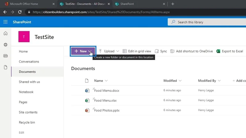 SharePoint-Dokumentbibliothek |  Anfänger-Tutorial