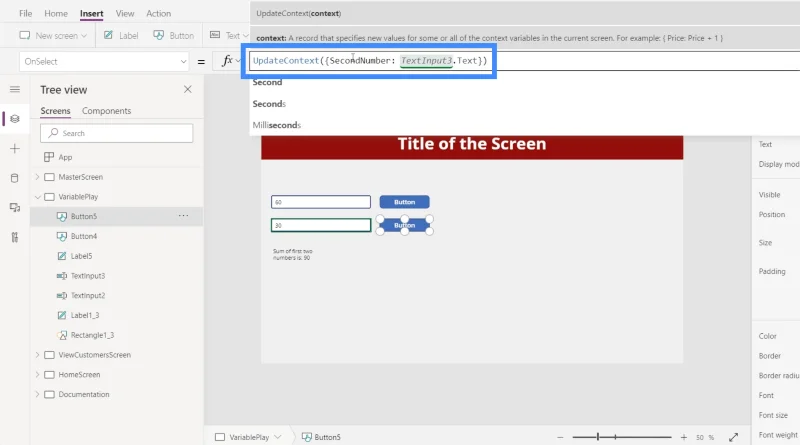 Pembolehubah PowerApps: Mengenalpasti Pembolehubah Kontekstual Dan Global
