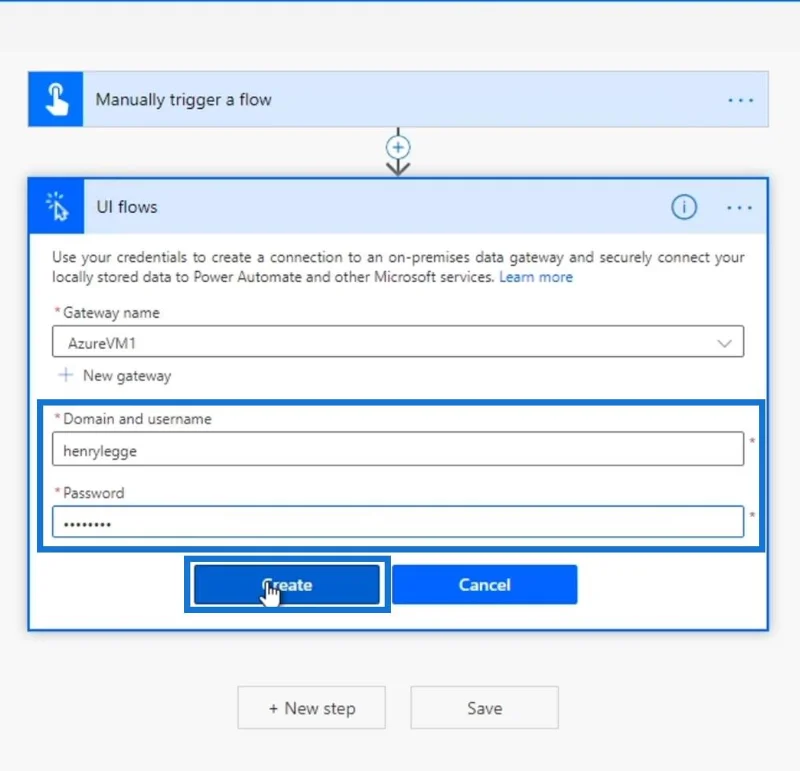Gerbang Data Di Premis Dalam Power Automate