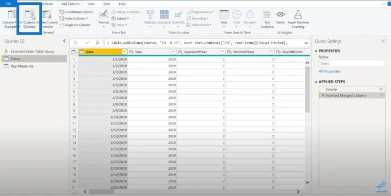 Menyusun Lajur Jadual Tarikh Dalam LuckyTemplates