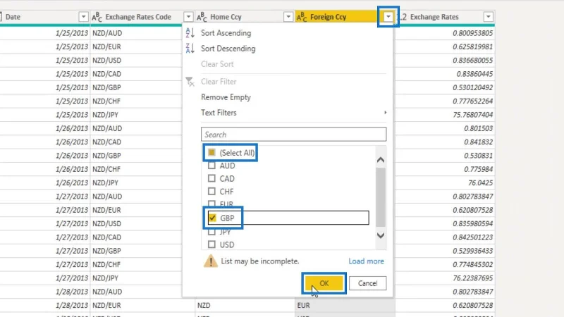 Parâmetros do LuckyTemplates via Query Editor