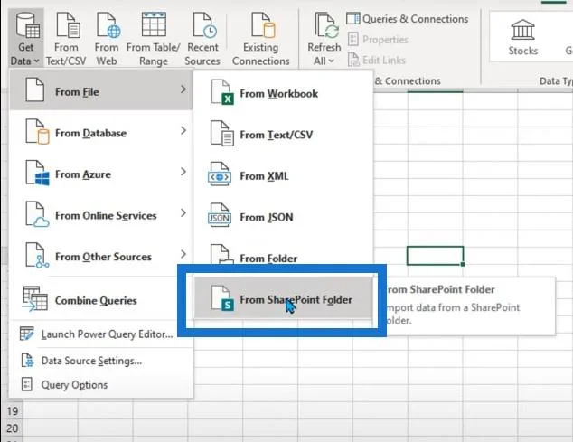 Power Query: Gabungkan Fail Dari Berbilang Folder