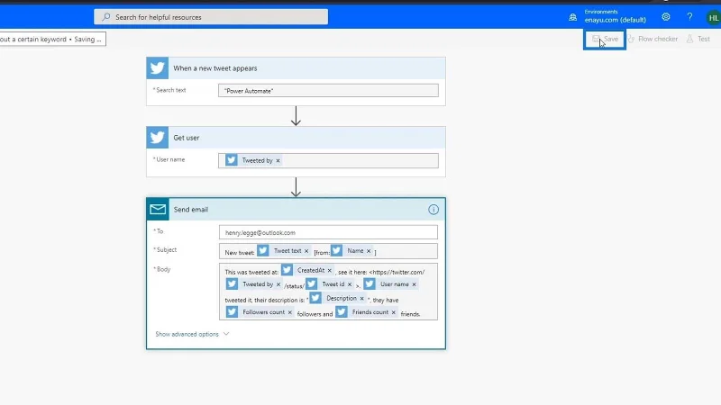 Automatisierter Ablauf in Microsoft Power Automate