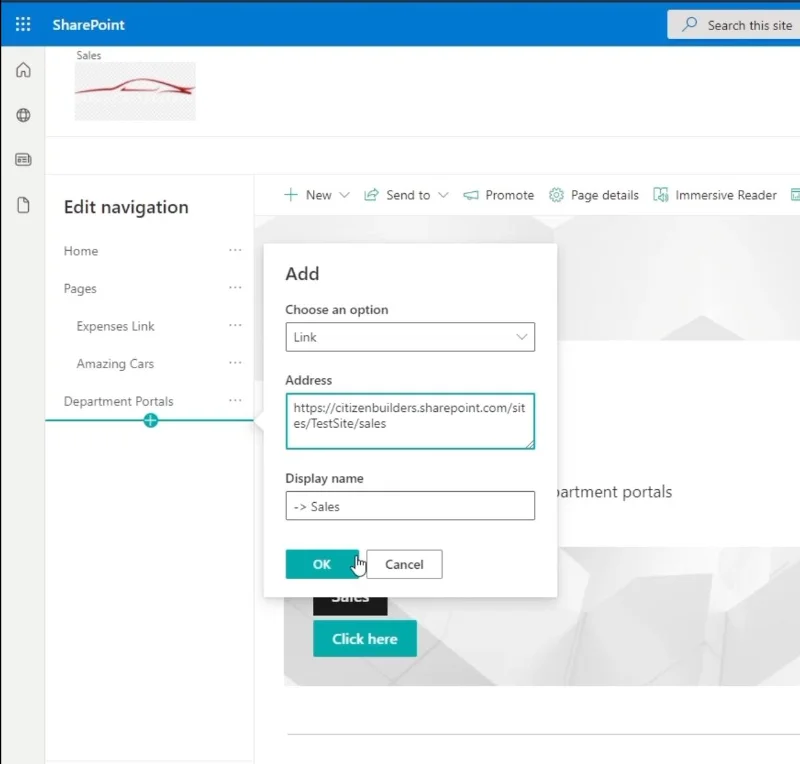 Elemen Navigasi Tapak SharePoint: Gambaran Keseluruhan