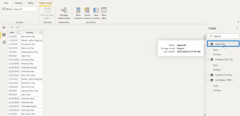Mencipta Jadual Kalendar Untuk Percutian Dalam LuckyTemplates